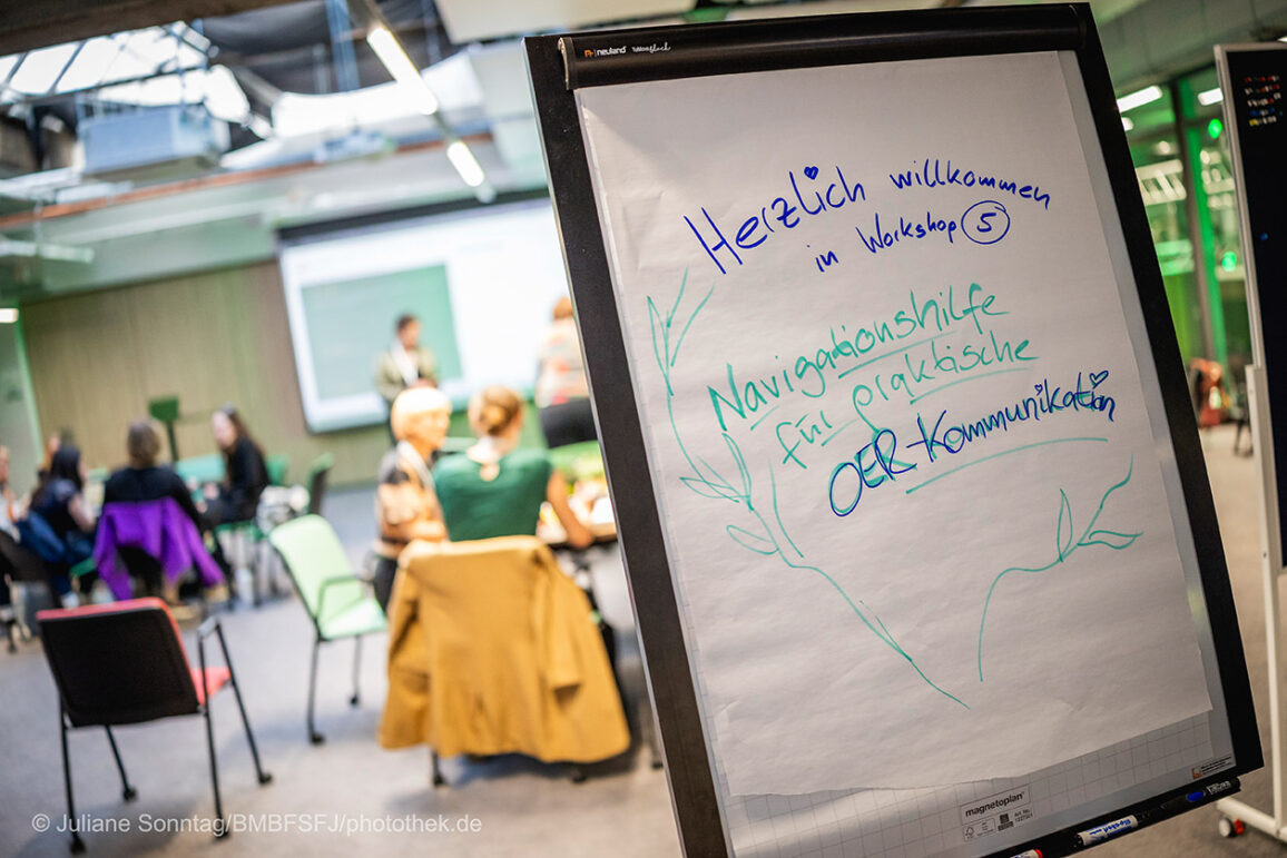 Workshop bei der OER im Blick