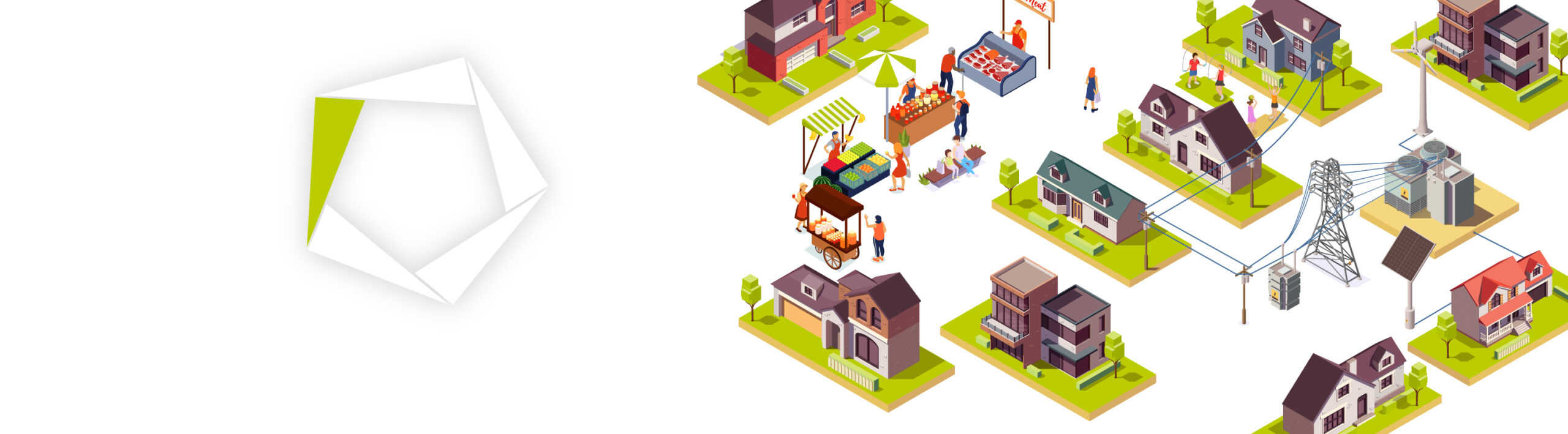 Illustration Marktplatz